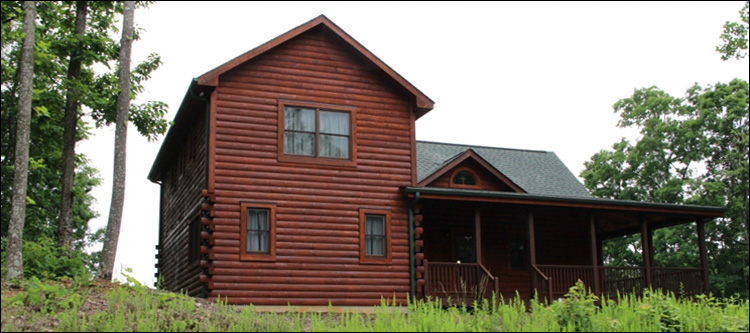 Professional Log Home Borate Application  Choctaw County, Alabama
